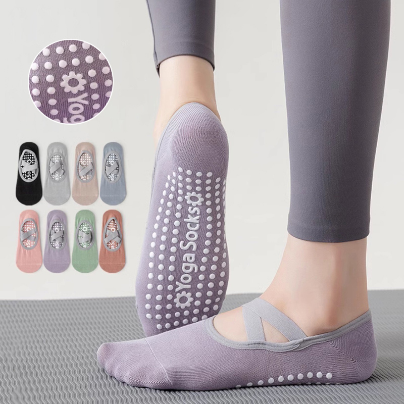 Yoga Fitness Dance - Breathable Towel Bottom Yoga Socks Women