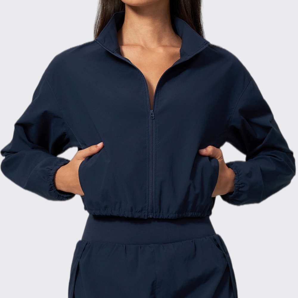 J-Yoga Fitness - Yoga Long Sleeved Women's Standing Collar