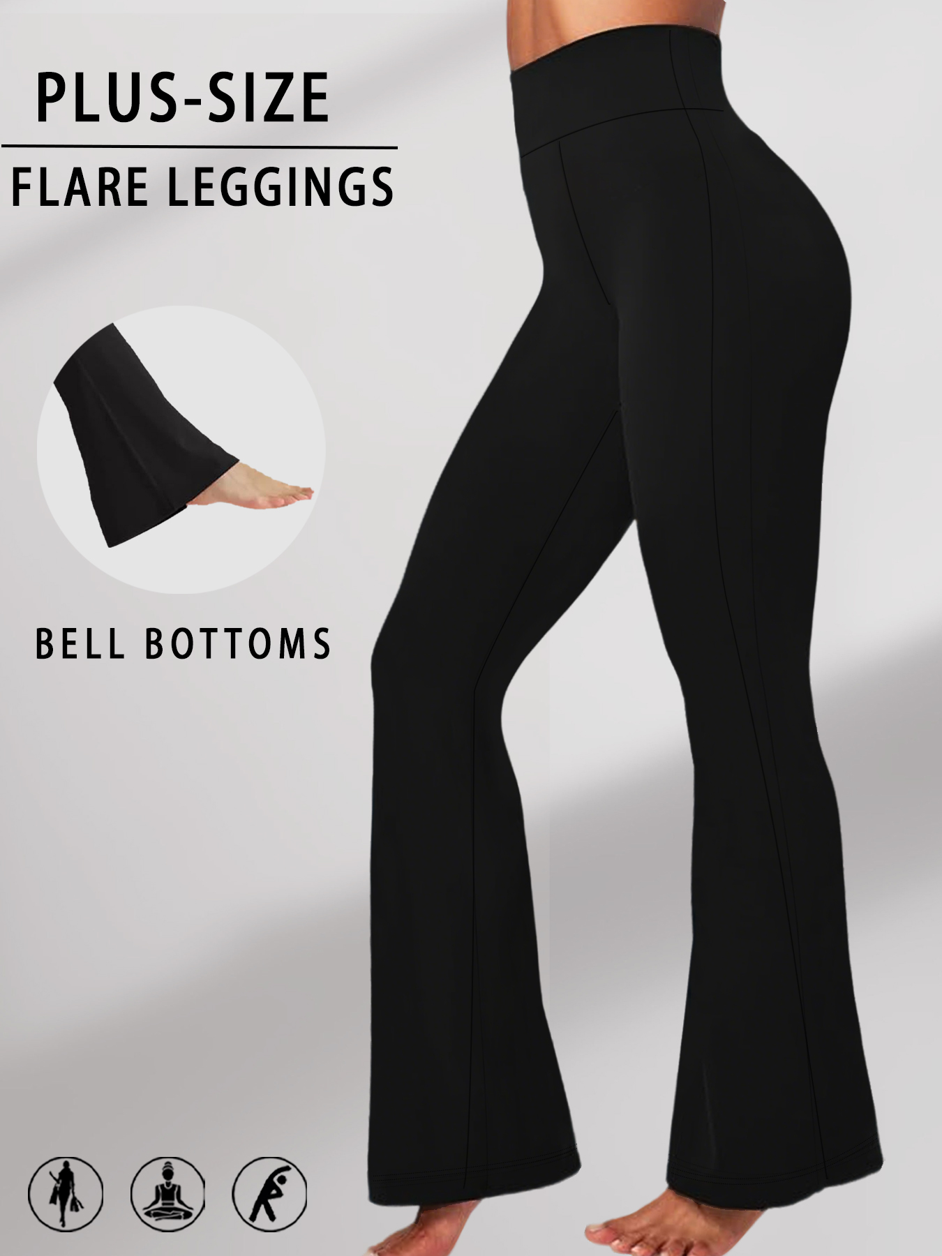 Plus Size Women's Super Soft F - Yoga Fitness Plus 评论和价格