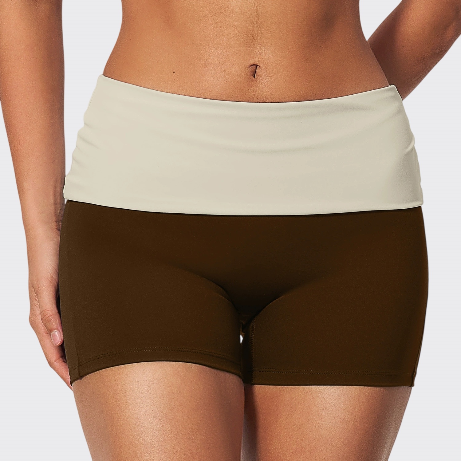 Women Fold Over Yoga Sports Sh - J-Yoga Fitness 评论和价格