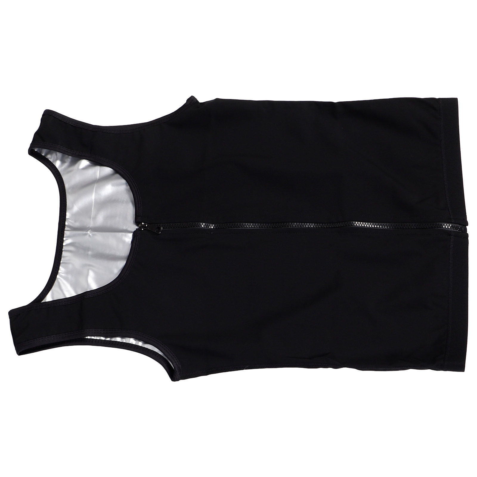 Men Sweat Vest Zipper Slimming - Yoga Fitness Trainer 评论和价格
