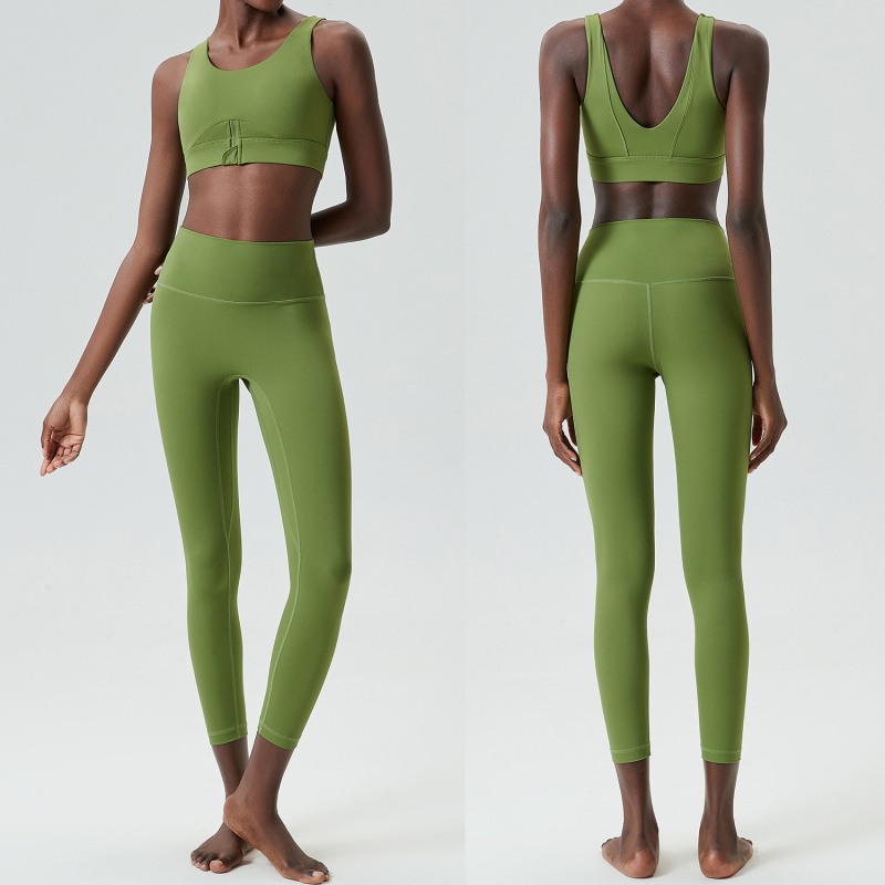 Two Pieces Set Zipper Yoga Spo - Yoga Fitness Plus 评论和价格