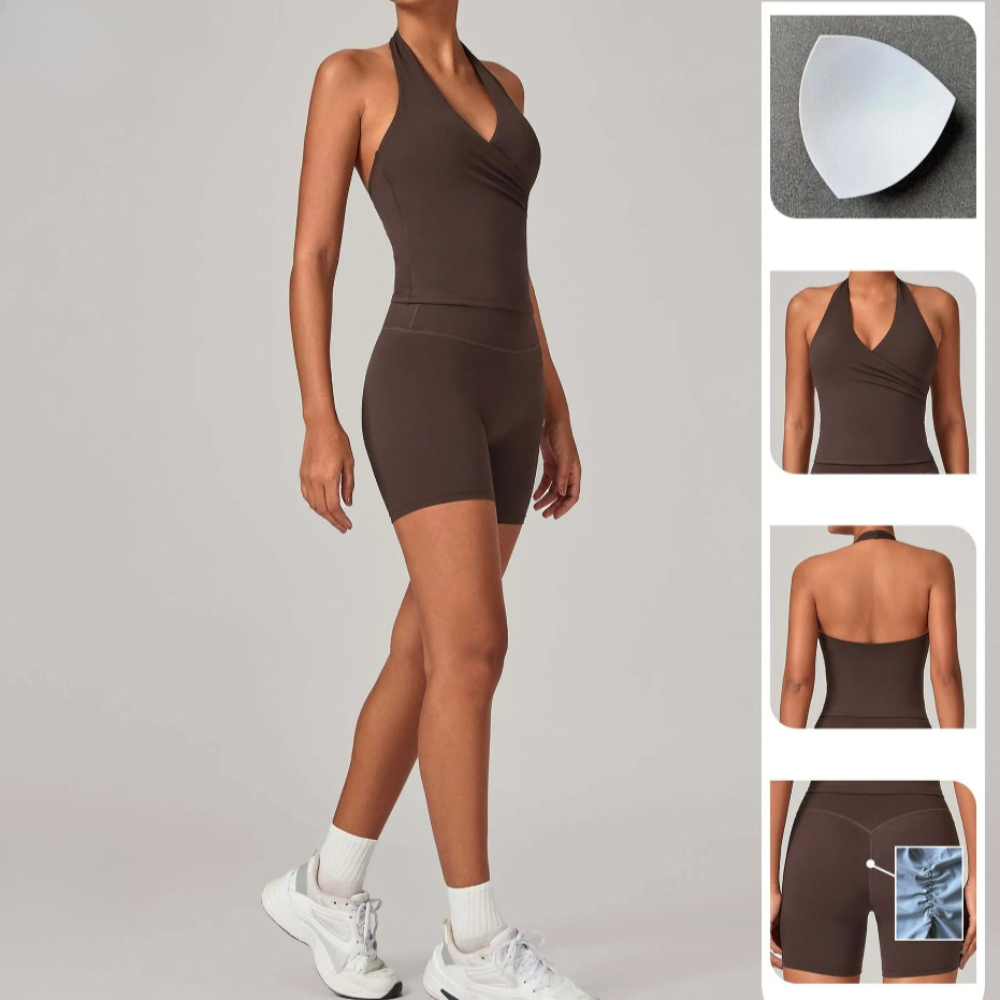 2-piece Women Gym Jogging Spor - Yoga Y Fitness 评论和价格