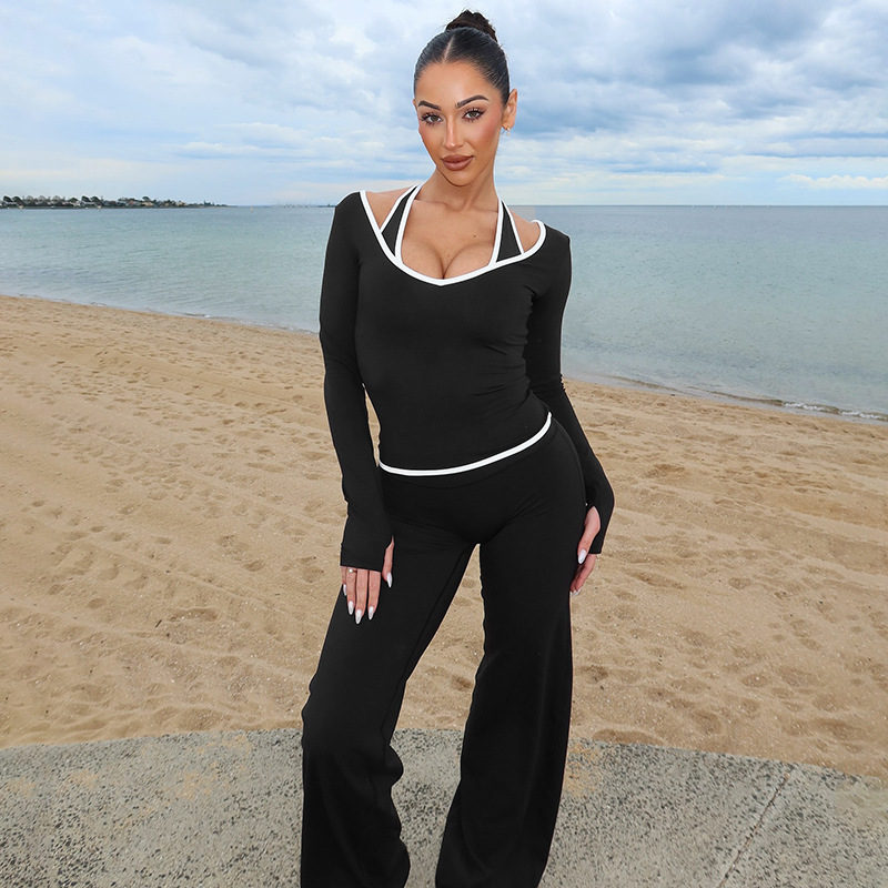 Women Tracksuits Color Patchwo - Yoga Y Fitness 评论和价格