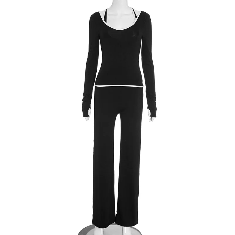 Women Tracksuits Color Patchwo - Yoga Y Fitness 评论和价格