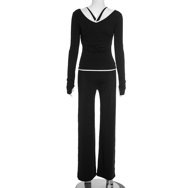 Women Tracksuits Color Patchwo - Yoga Y Fitness 评论和价格