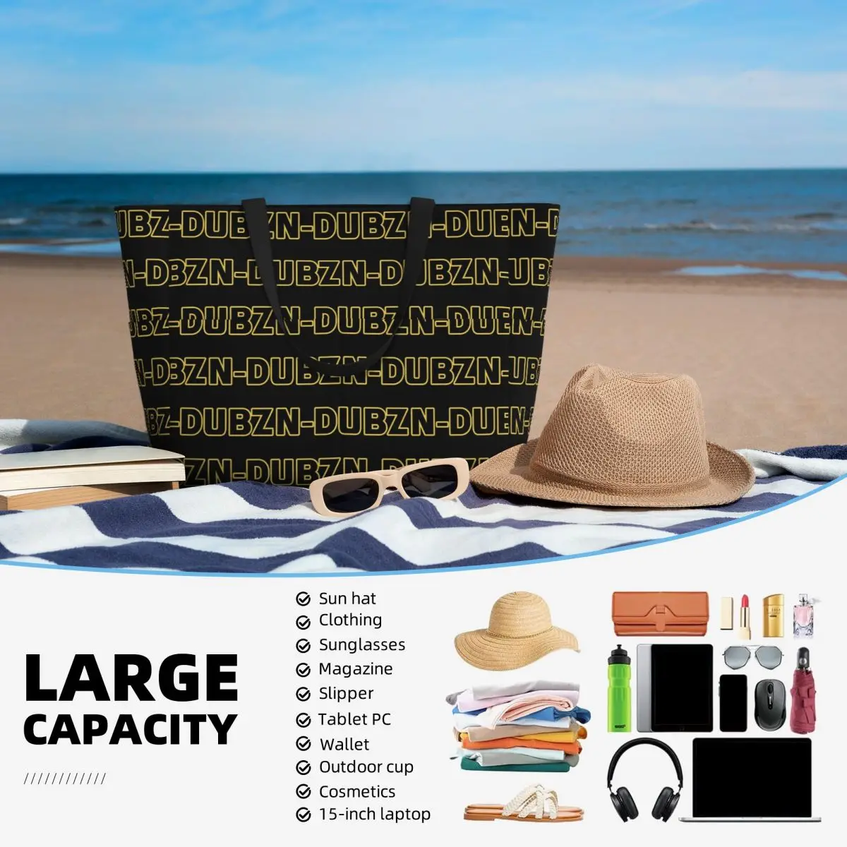 N-Dubz Merch NDubz Logo Beach  - Yoga Fitness Merch 评论和价格