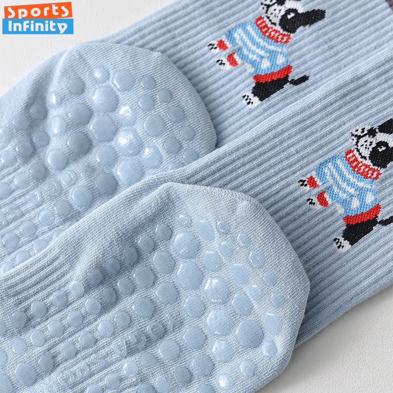 Cute Dog Print Yoga Socks Anti - Yoga Fitness Dance 评论和价格