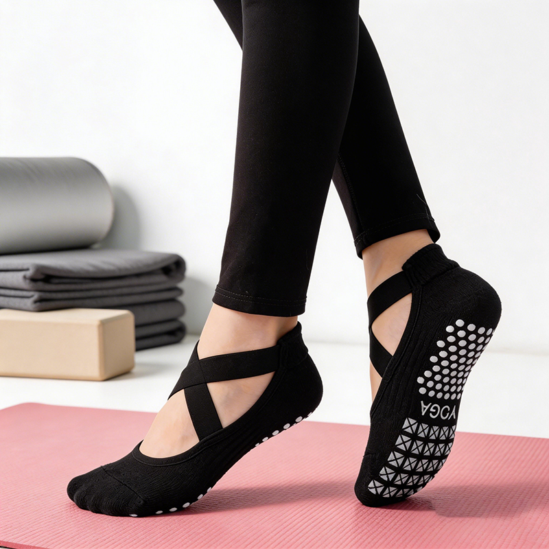 Women Non-Slip Yoga Socks Sili - Yoga Fitness Dance 评论和价格