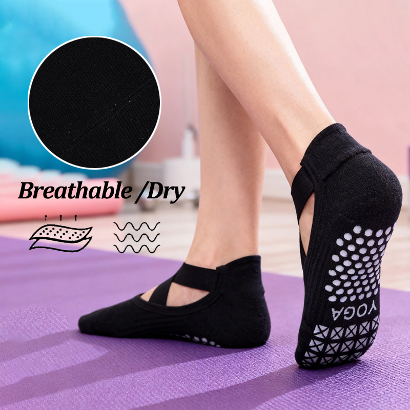 Women Non-Slip Yoga Socks Sili - Yoga Fitness Dance 评论和价格