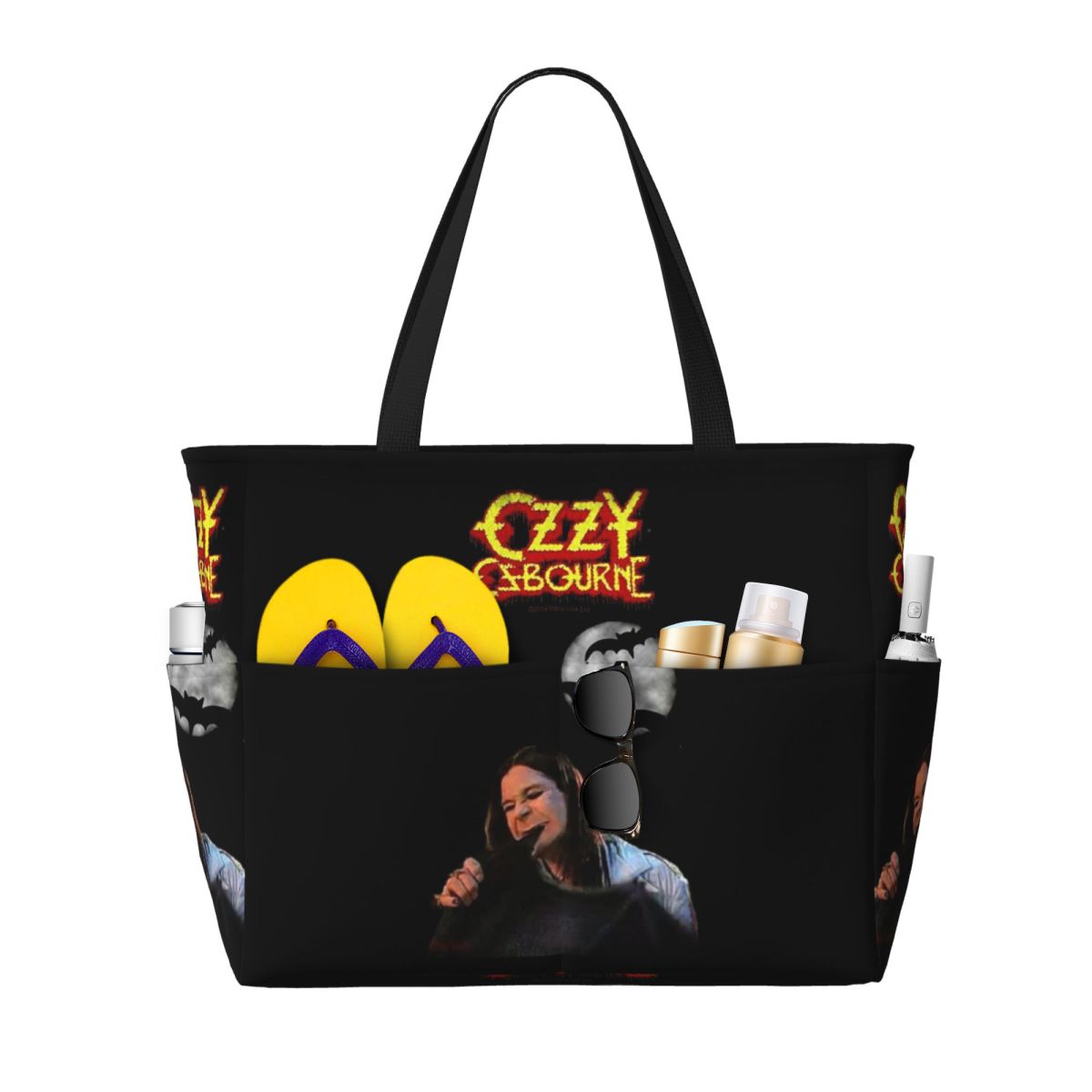 Ozzy Osbourne Merch Beach Tote - Yoga Fitness Merch 评论和价格