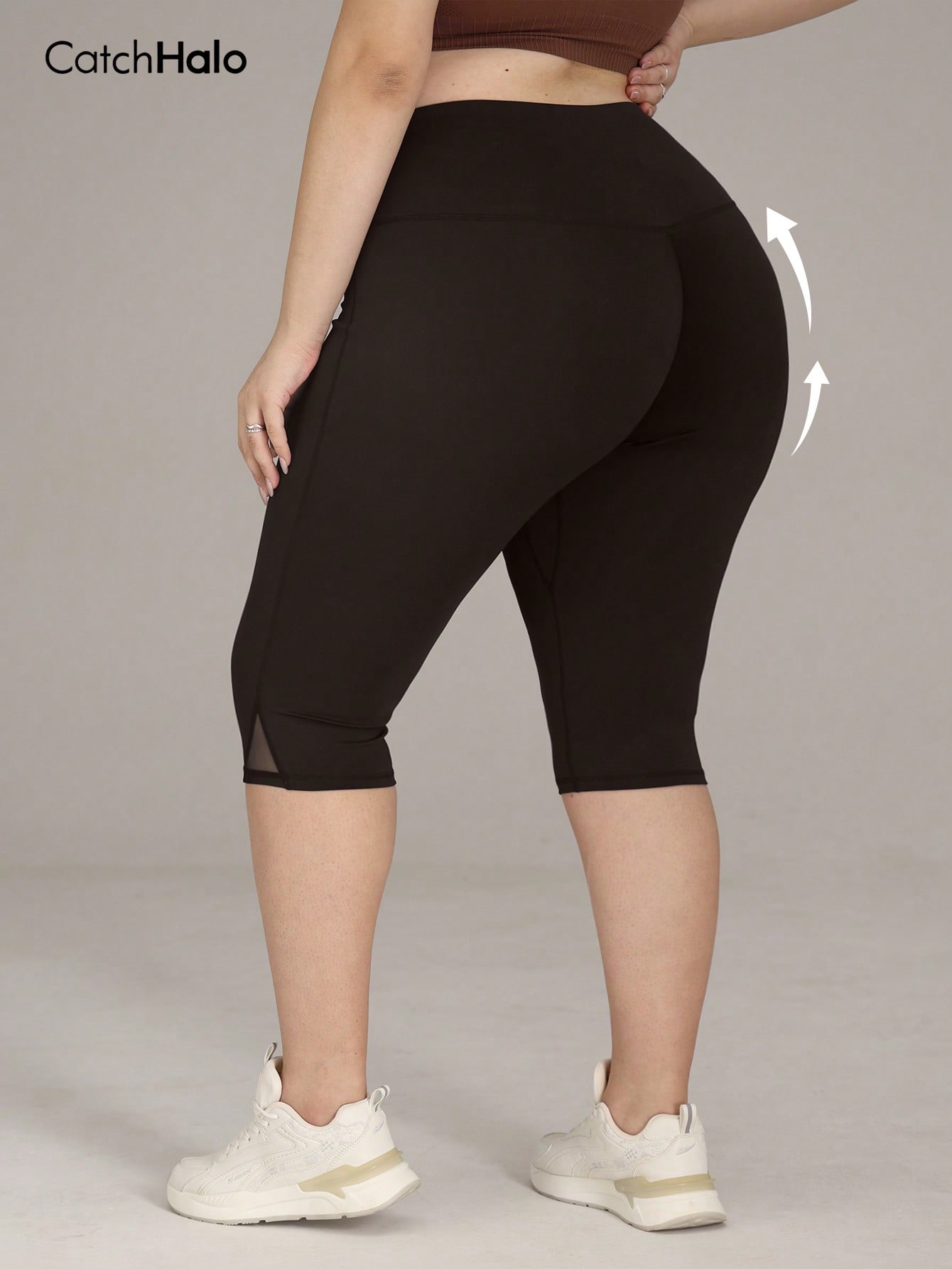 Plus Size Gym Leggings Women M - Yoga Fitness Plus 评论和价格