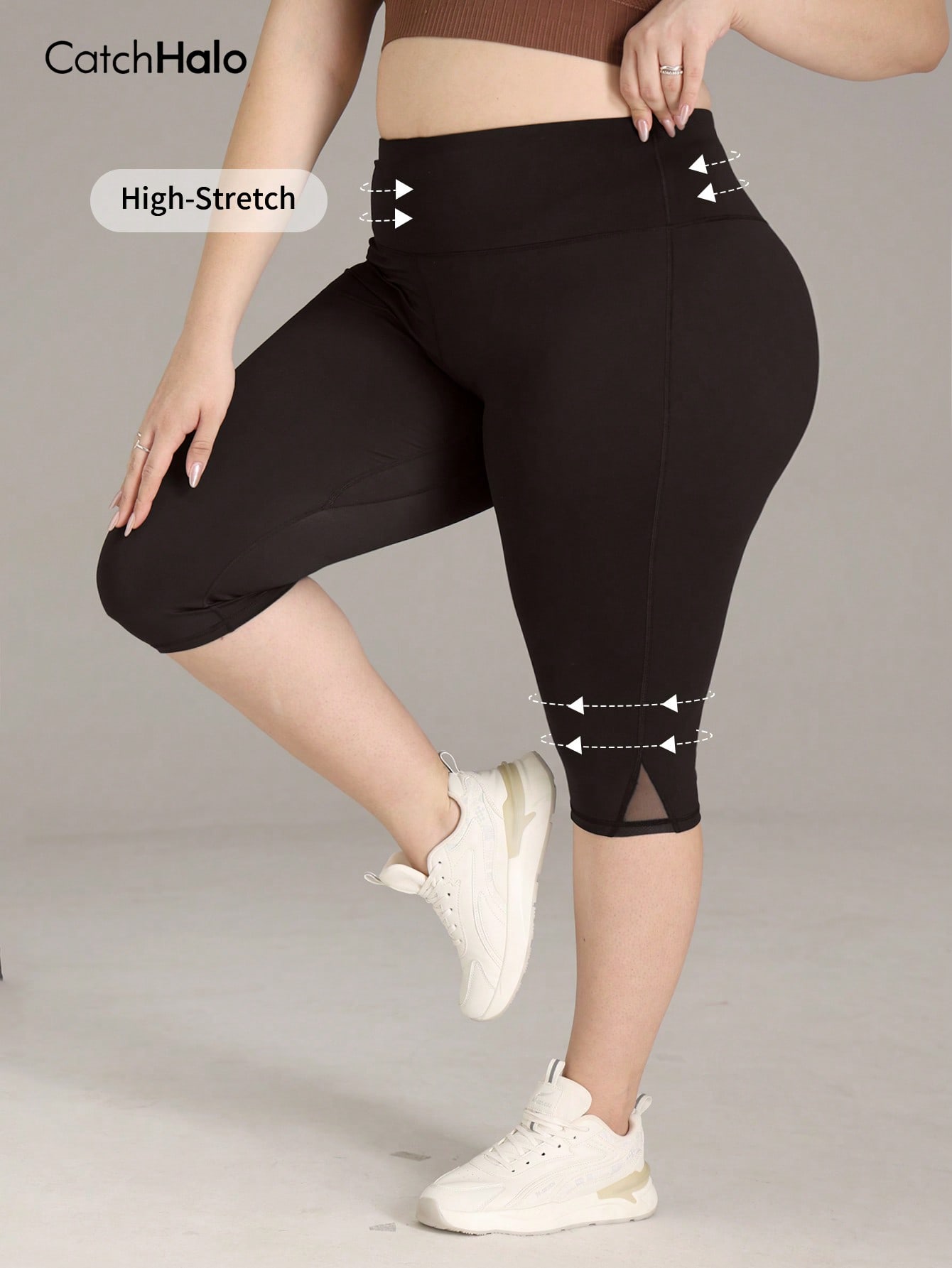 Plus Size Gym Leggings Women M - Yoga Fitness Plus 评论和价格