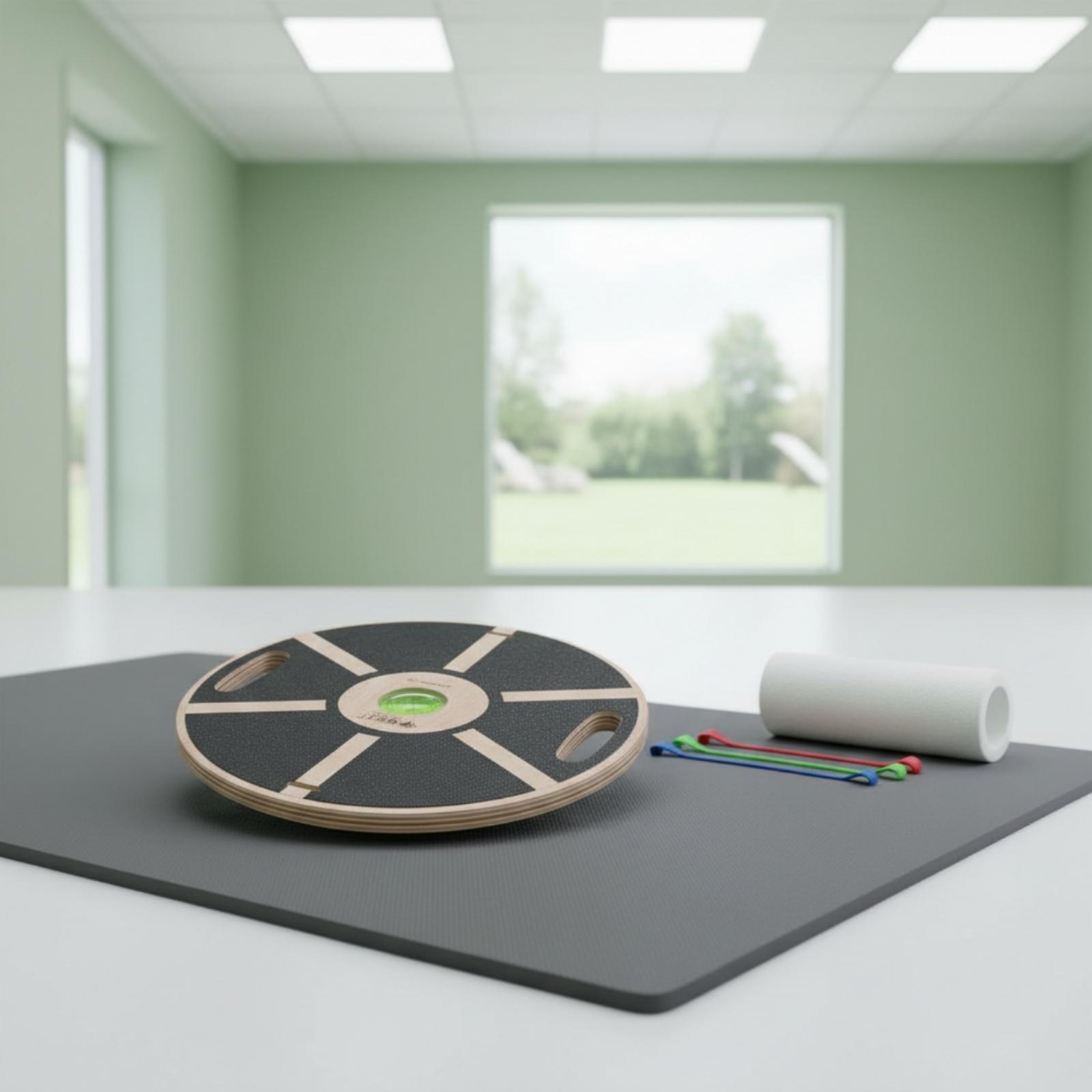 Home Fitness Wooden Balance Bo - Yoga Fitness Trainer 评论和价格
