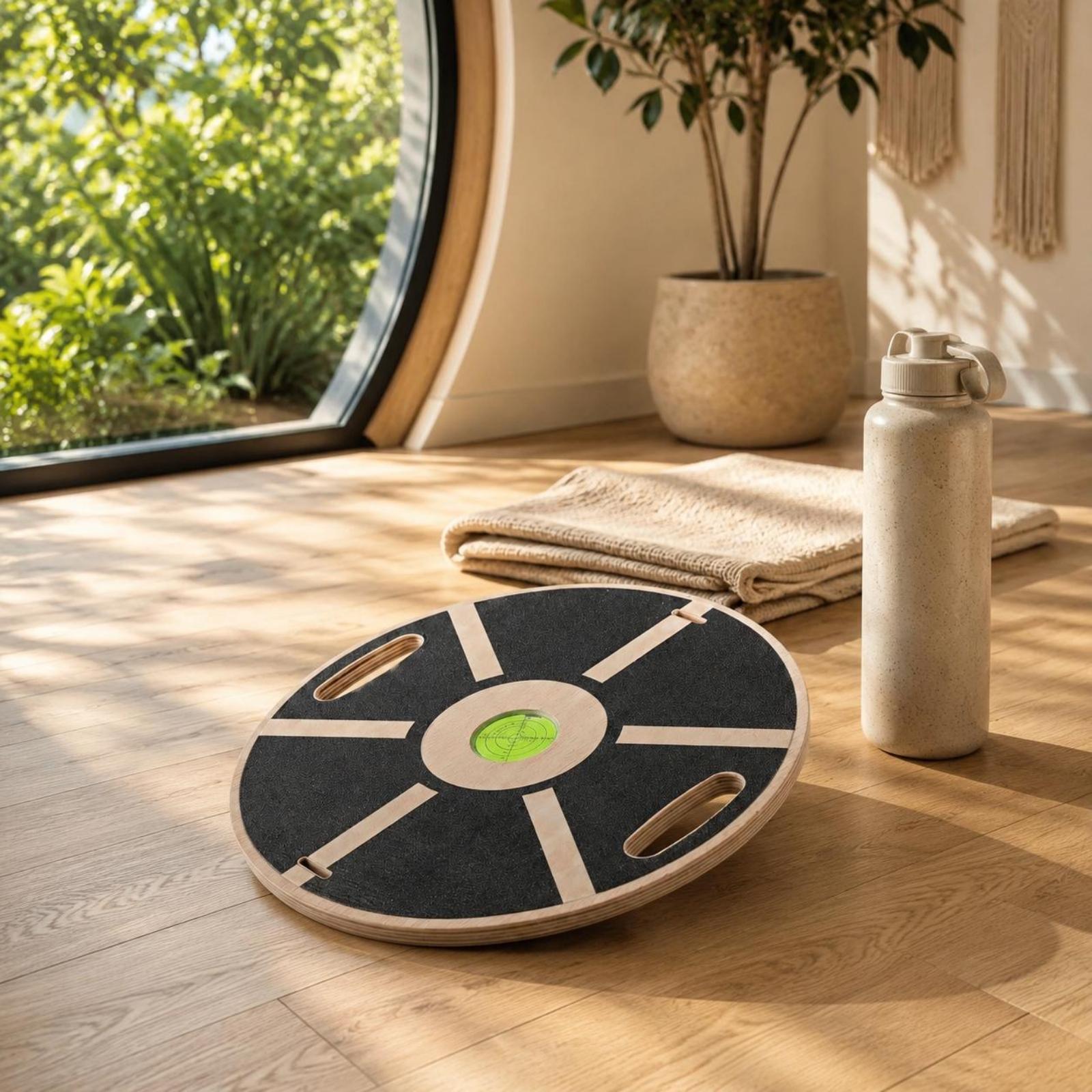 Home Fitness Wooden Balance Bo - Yoga Fitness Trainer 评论和价格