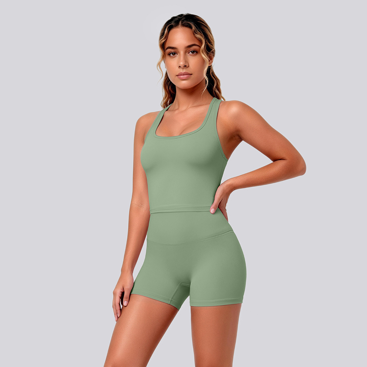2PCS Woman Yoga Set Breathable - Yoga Y Fitness 评论和价格