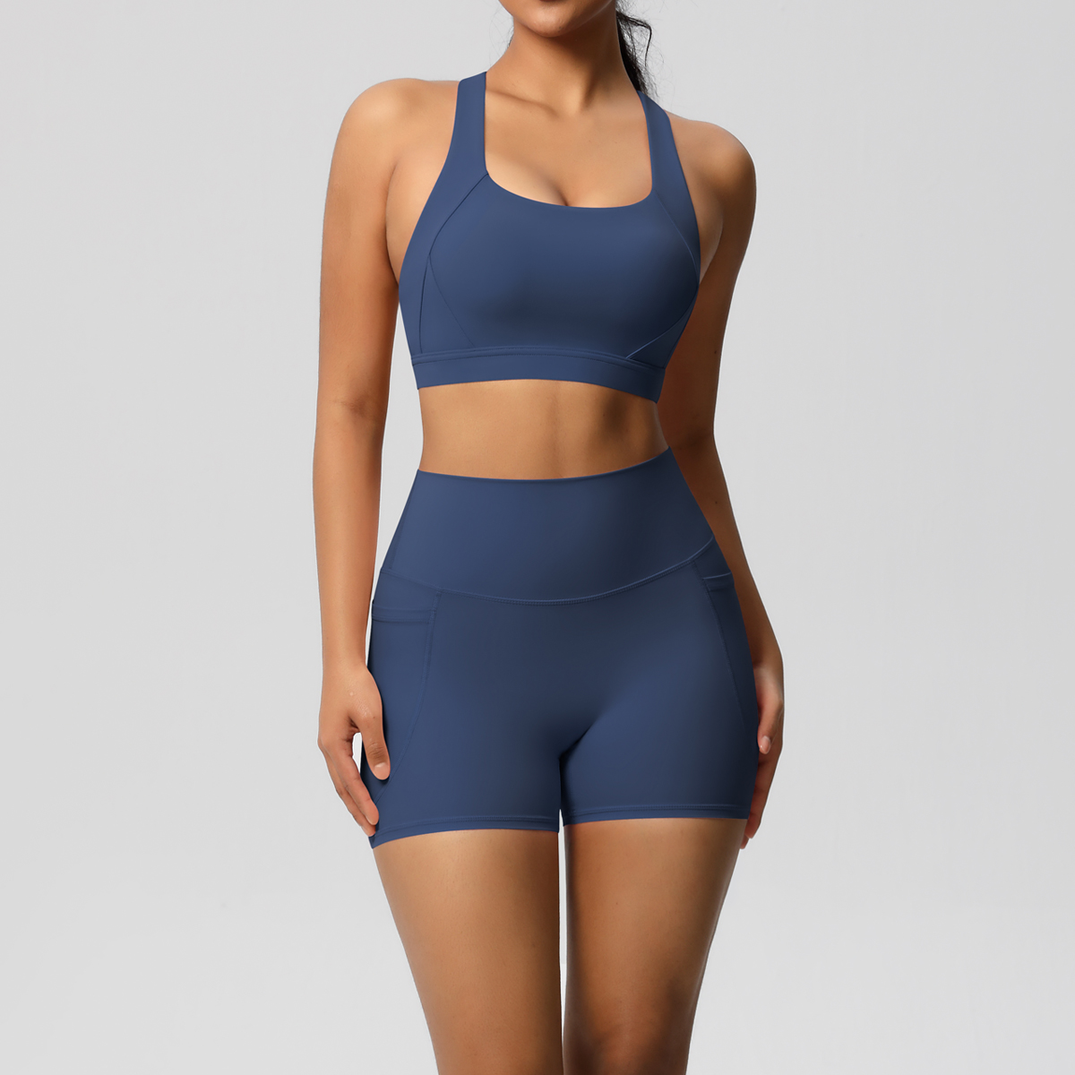 2PCS Sportswear With Pocketed  - Yoga Y Fitness 评论和价格