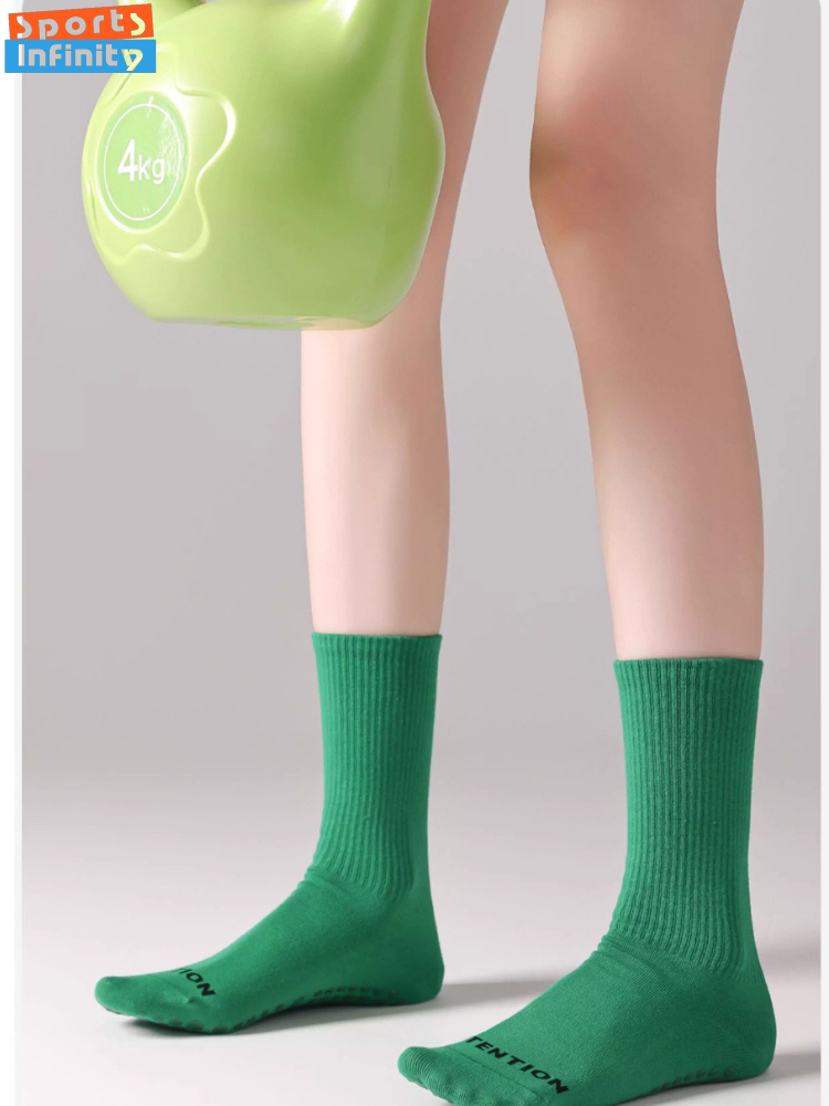 Solid Color Yoga Socks Anti Sl - Yoga Fitness Dance 评论和价格