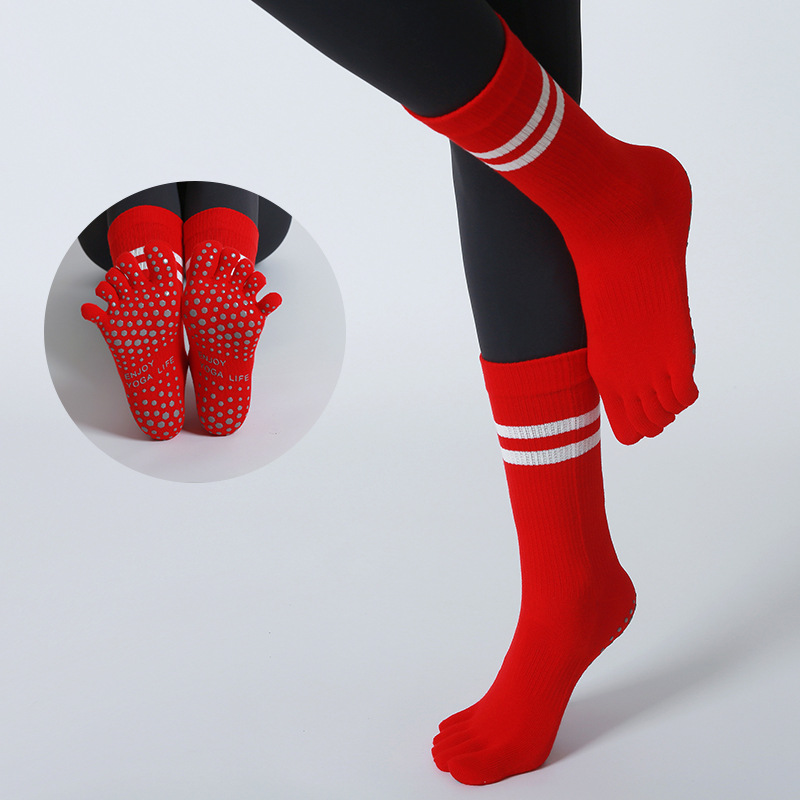 Women Non-slip Five Fingers Yo - Yoga Fitness Dance 评论和价格